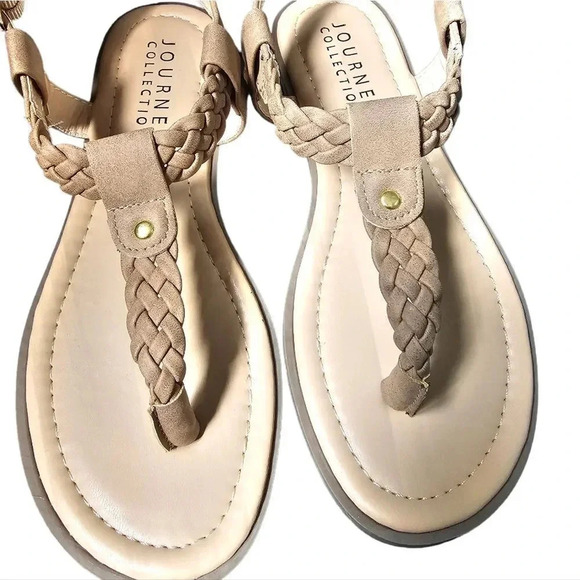 Journee Collection Genevive Women's Sandals Size 7‎ - Picture 7 of 8